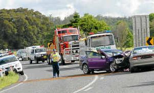 Police continue their investigations into the smash at Warrell Creek. Police continue their investigations into the smash at Warrell Creek.